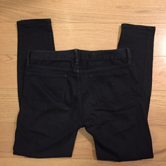 J. Crew Black Ankle Toothpick Jeans Size 27 Skinny Fitted Neutral Classic EUC - Picture 6 of 10